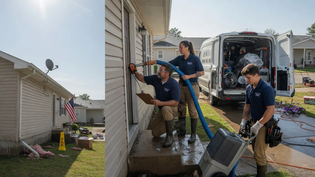 Ceiling Water Damage Restoration in Manila, AR near me